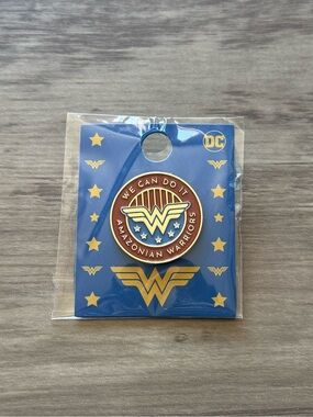 DC Wonder Woman “We Can Do It” Enamel